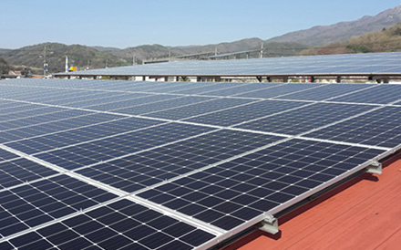합천댐 주변지역(합천군 묘산면 태양광발전설비(63.84kW)