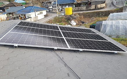 창녕군 월하 경로당 설치공사(2kW)
