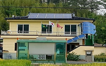 의령군 하죽 경로당 설치공사(3kW)
