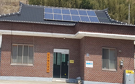 의령군 심지 경로당 설치공사(3kW)