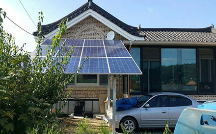 거창군 주택마당 설치공사(3kW)