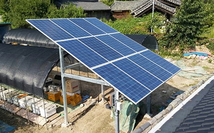 거창군 주택마당 설치공사(3kW)